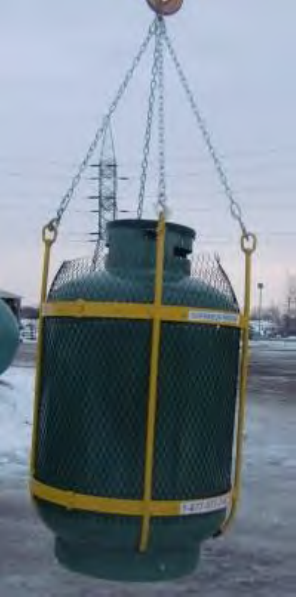 outil de levage bonbonne industrielle