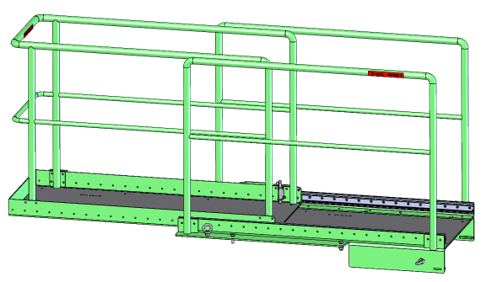 passerelle d'accès rétractable