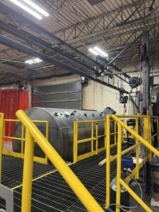 conception de passerelle et mezzanine de maintenance industrielle - mecaconcept canada - Québec